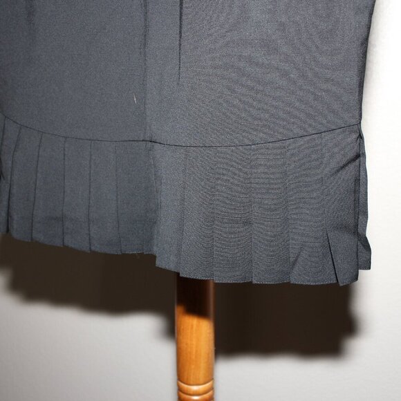 Escada Womens Black Back Pleat Wool Blend Skirt Size 36/6 - Picture 3 of 7